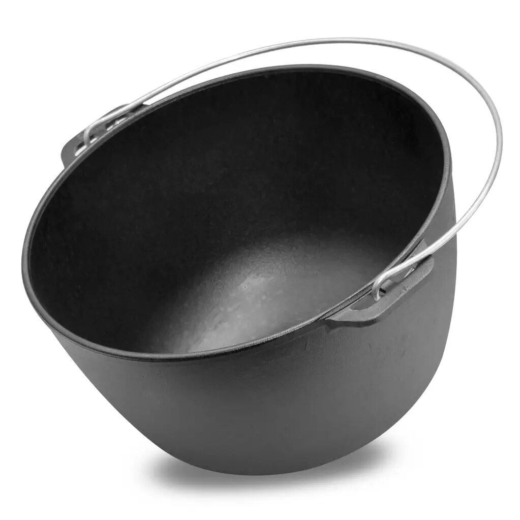 Котел чугунный туристический 10 л Фото 2